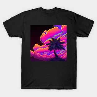 Palm Tree in the Clouds T-Shirt